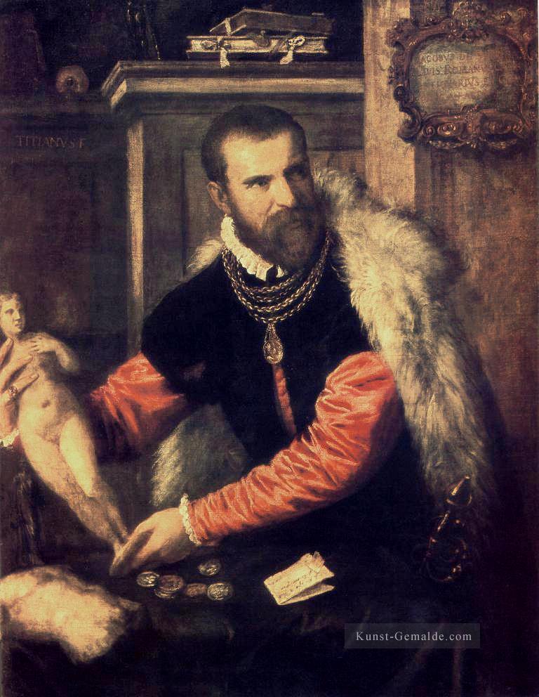 Porträt von Jacopo Strada Tizian Ölgemälde